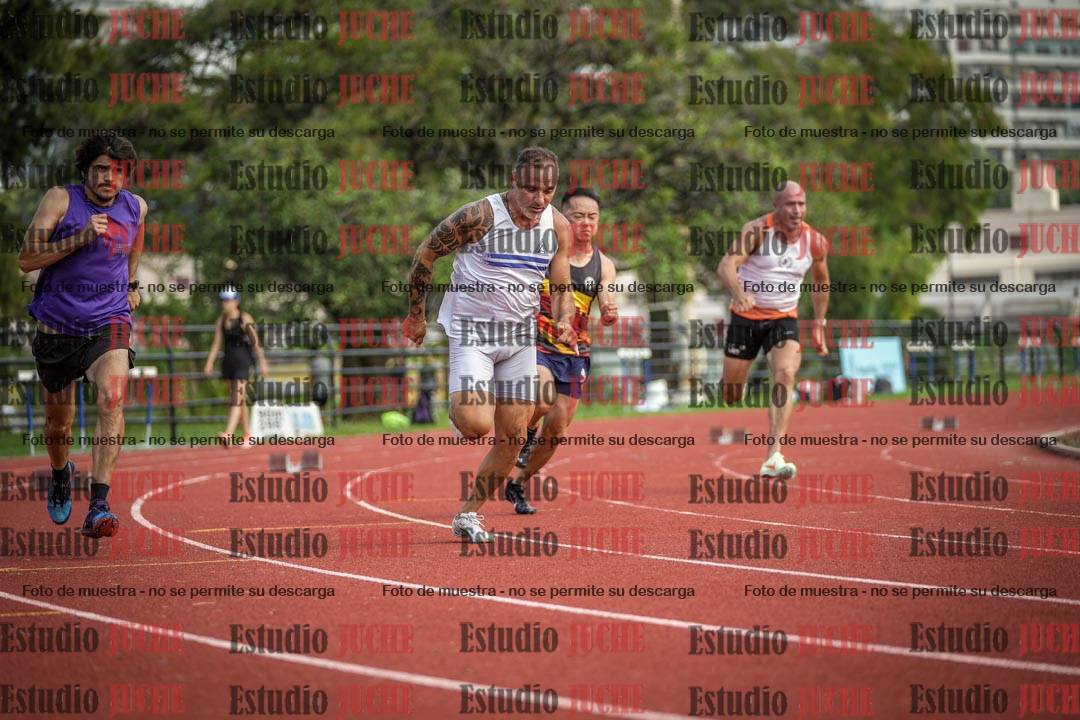 Fotos de los 200 m llanos de varones