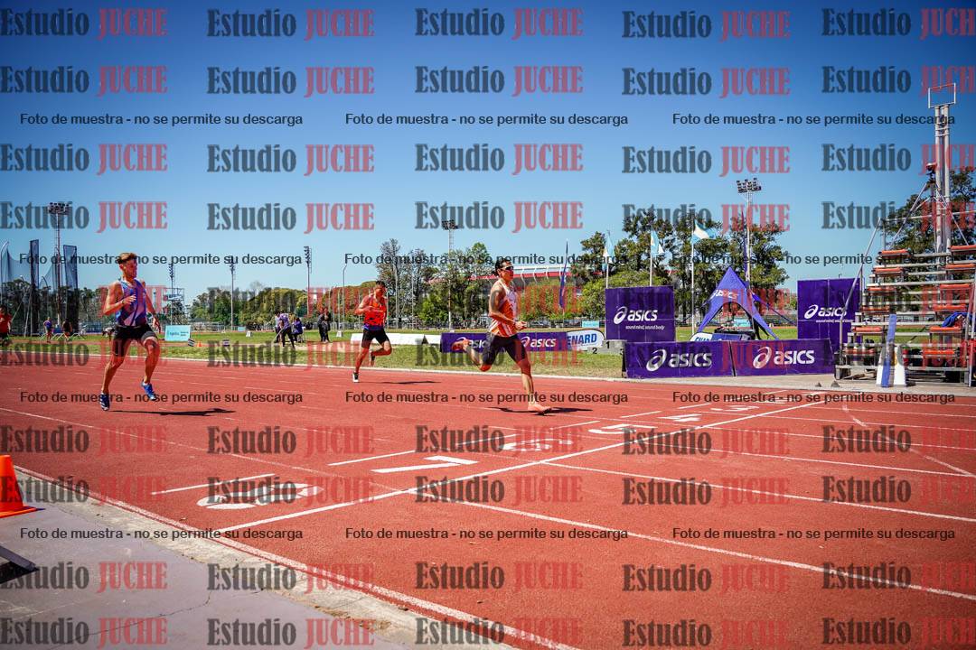 Fotos de los 400 m llanos de varones