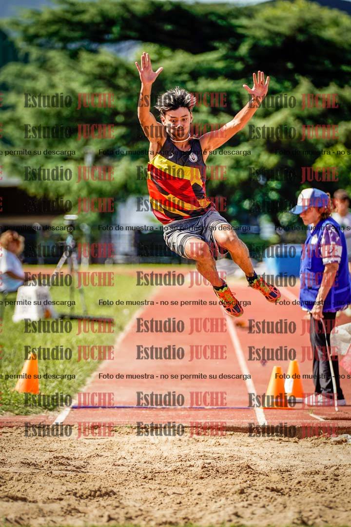 Fotos del salto en largo de varones