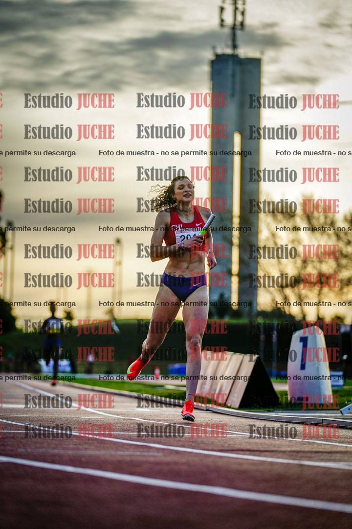 Fotos de los relevos 4x400 m de mujeres