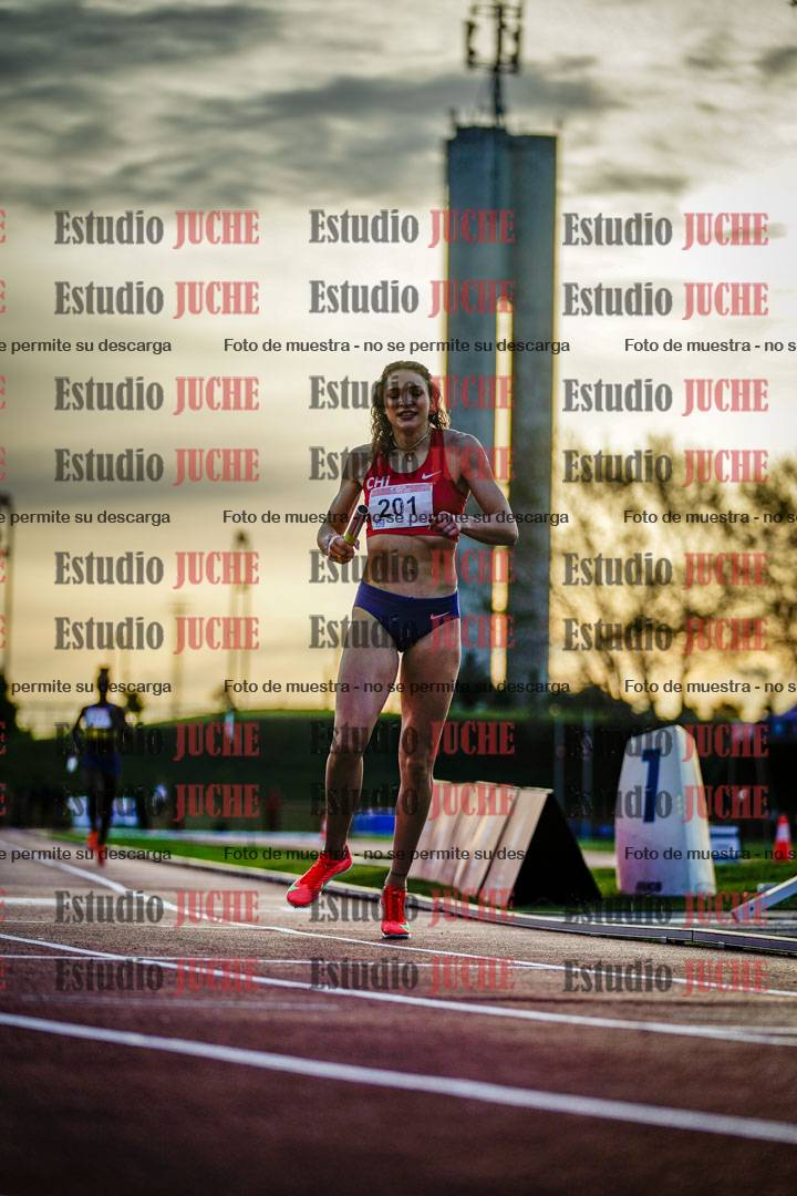 Fotos de los relevos 4x400 m de mujeres