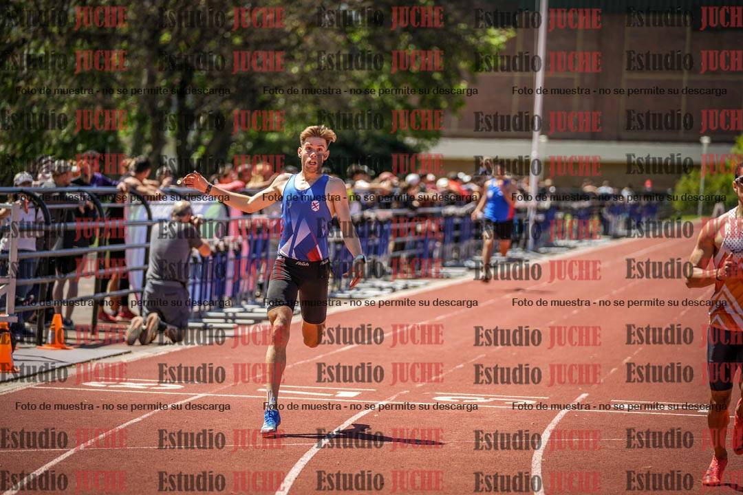 Fotos de los 400 m llanos de varones