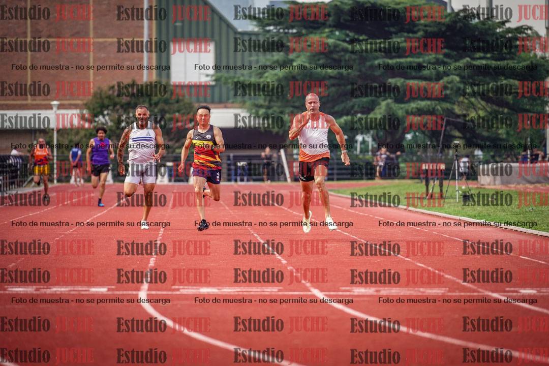 Fotos de los 200 m llanos de varones