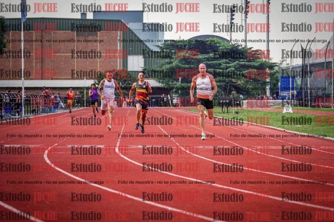Fotos de los 200 m llanos de varones