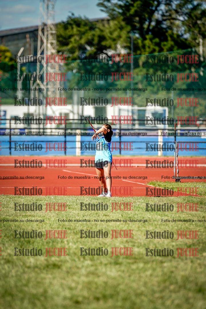 Fotos del lanzamiento de jabalina de mujeres y varones  - U14