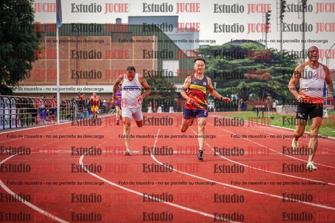 Fotos de los 200 m llanos de varones