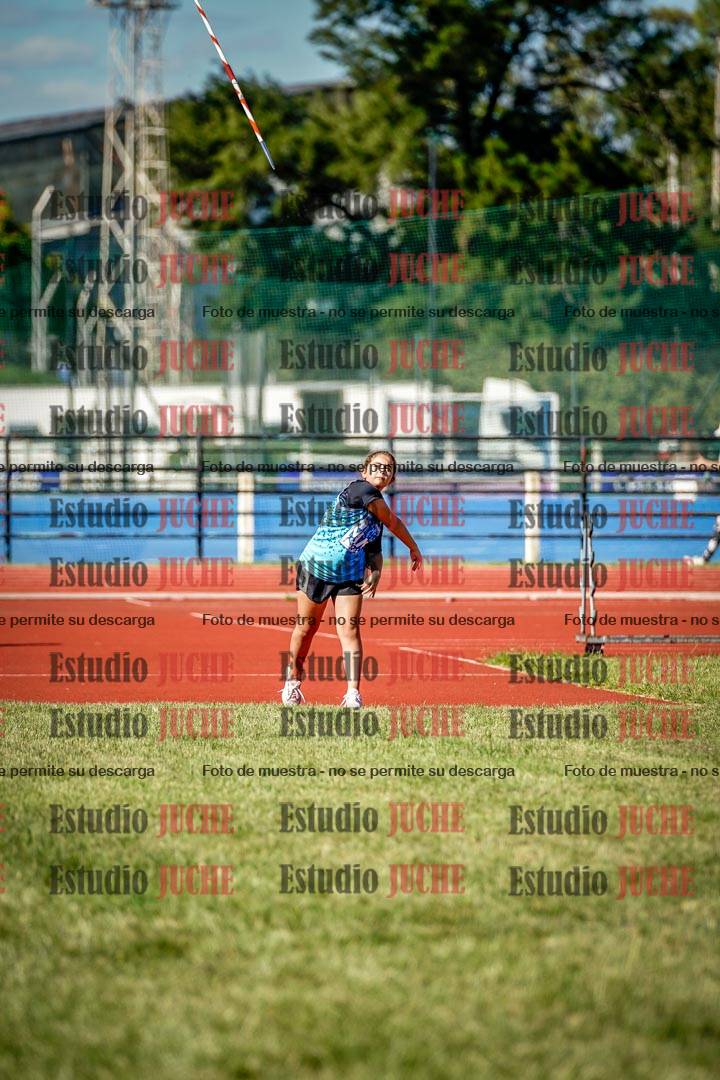 Fotos del lanzamiento de jabalina de mujeres y varones  - U14