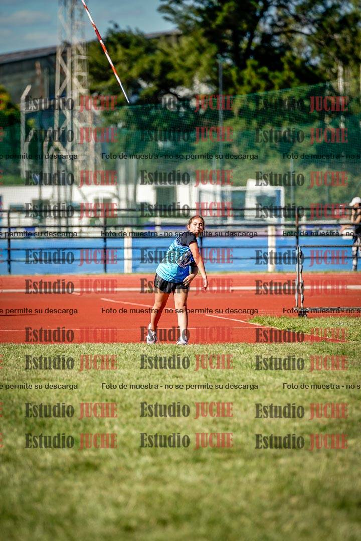 Fotos del lanzamiento de jabalina de mujeres y varones  - U14