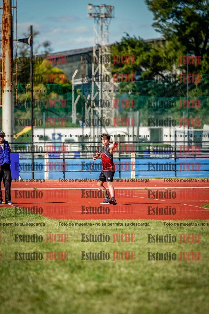 Fotos del lanzamiento de jabalina de mujeres y varones  - U14