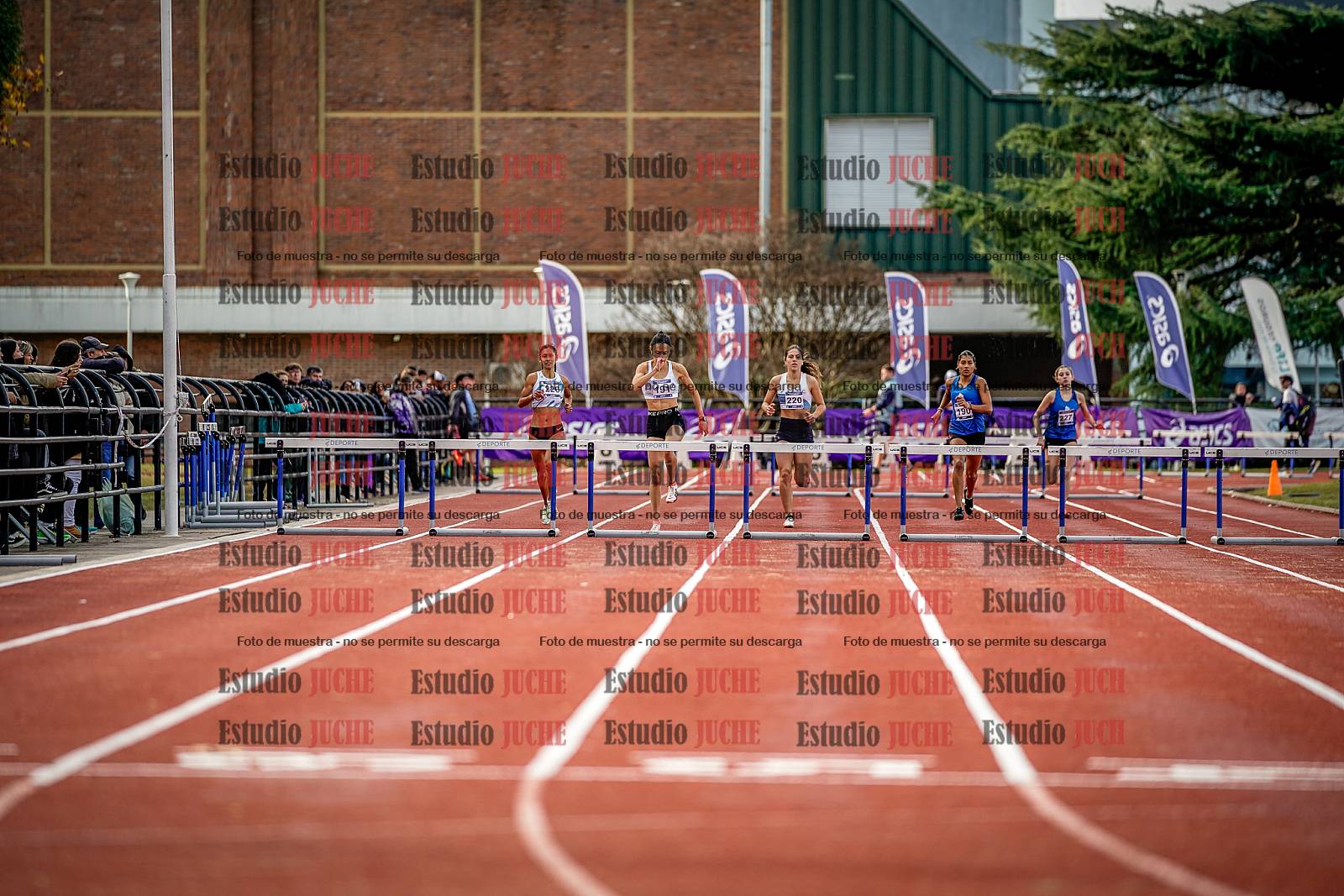 Fotos de los 400 m con vallas de mujeres