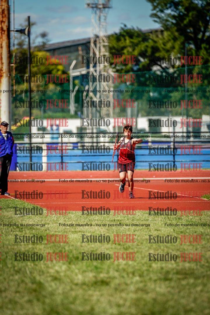 Fotos del lanzamiento de jabalina de mujeres y varones  - U14