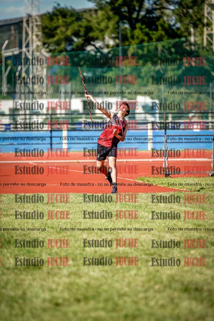 Fotos del lanzamiento de jabalina de mujeres y varones  - U14