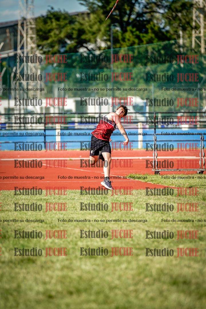 Fotos del lanzamiento de jabalina de mujeres y varones  - U14