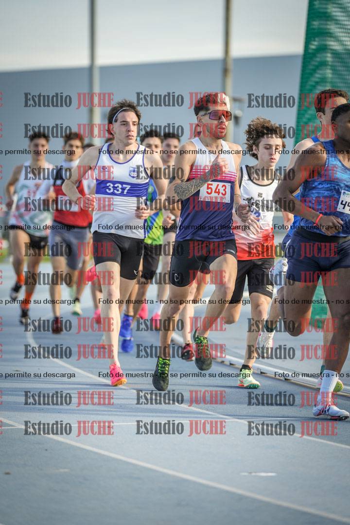 Fotos de los 1500 m llanos de varones