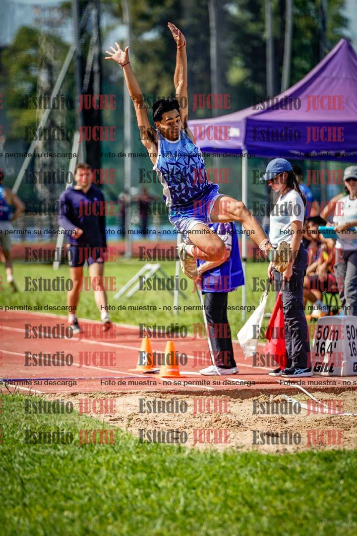 Fotos del salto en largo de varones