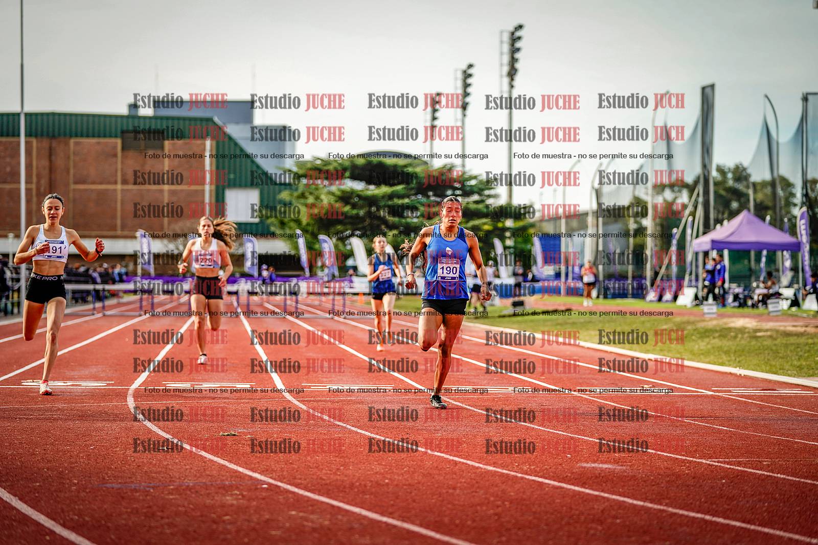 Fotos de los 400 m con vallas de mujeres