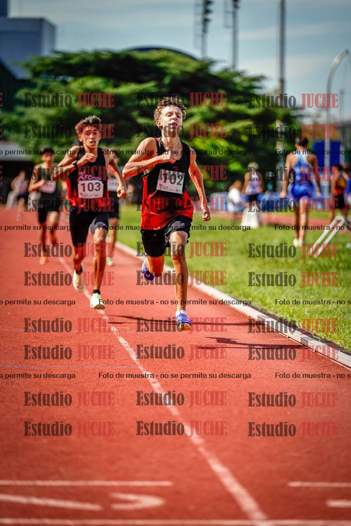 Fotos de los 600 m de varones