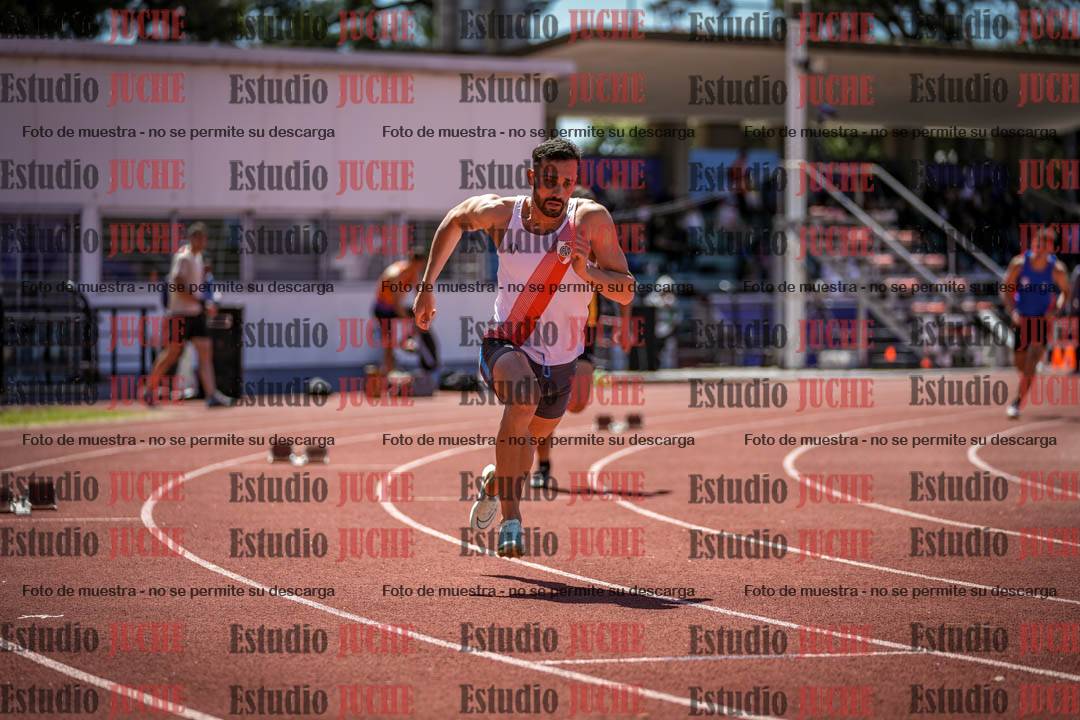 Fotos de los 400 m llanos de varones