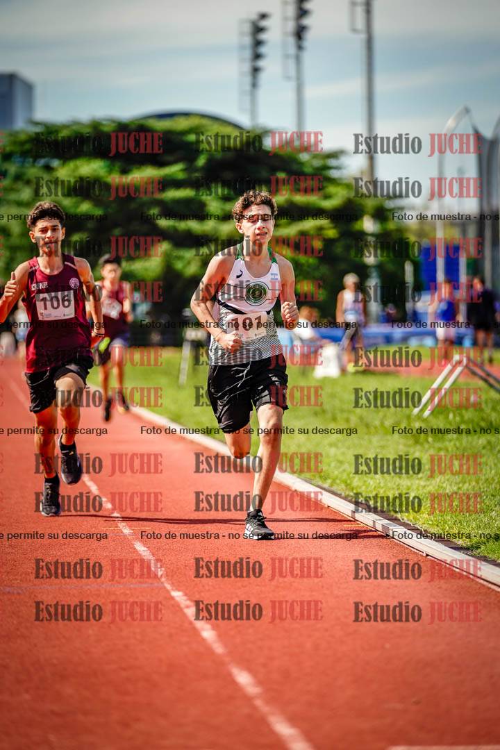 Fotos de los 600 m de varones