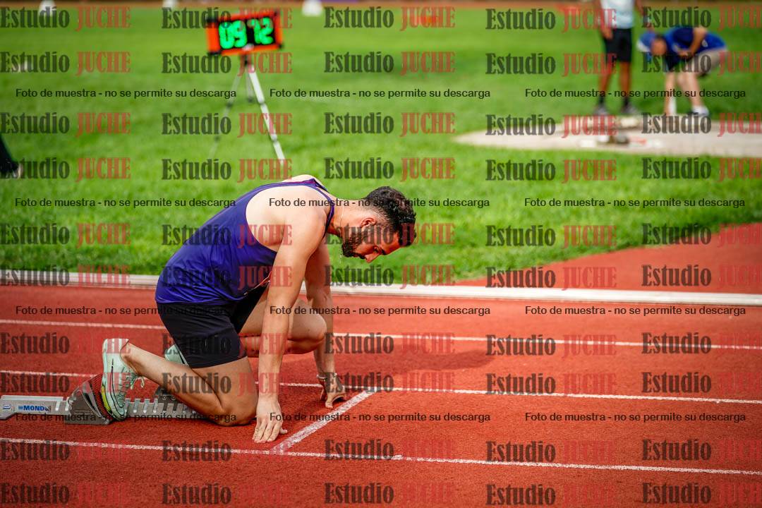 Fotos de los 400 m llanos de varones