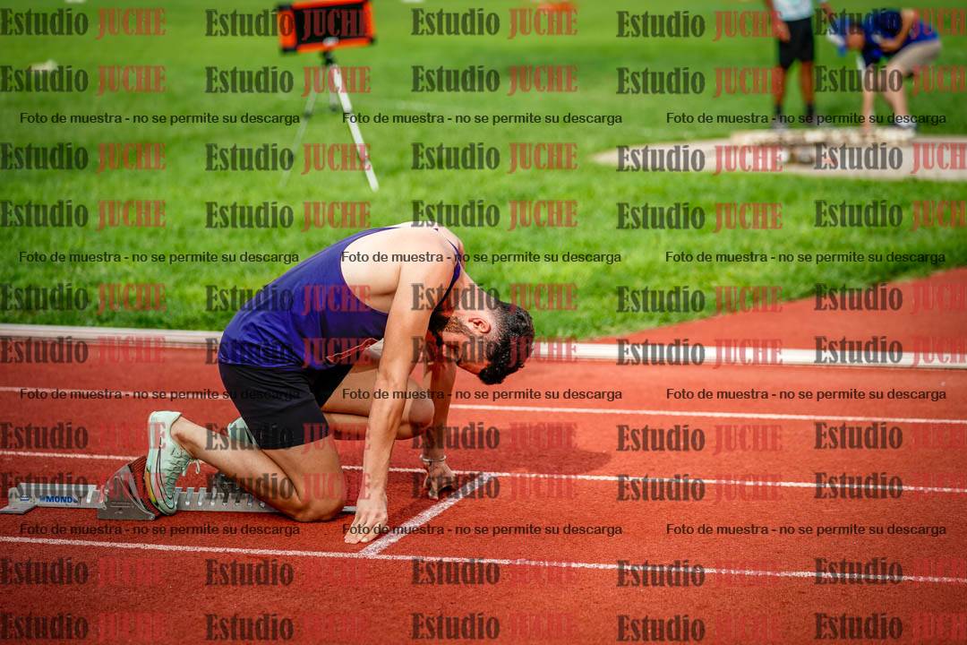 Fotos de los 400 m llanos de varones