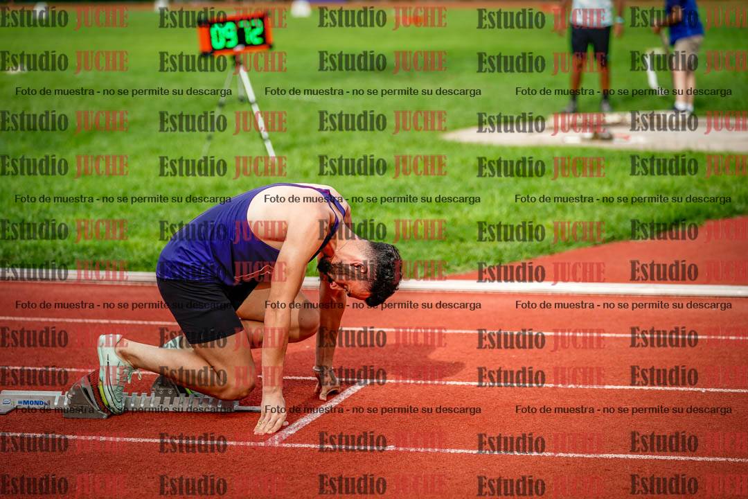 Fotos de los 400 m llanos de varones