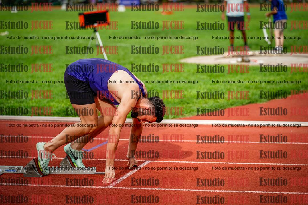 Fotos de los 400 m llanos de varones