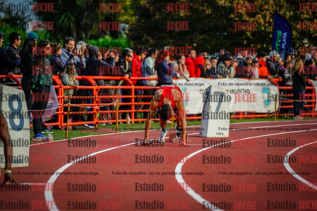 Fotos de los relevos 4x400 m de varones