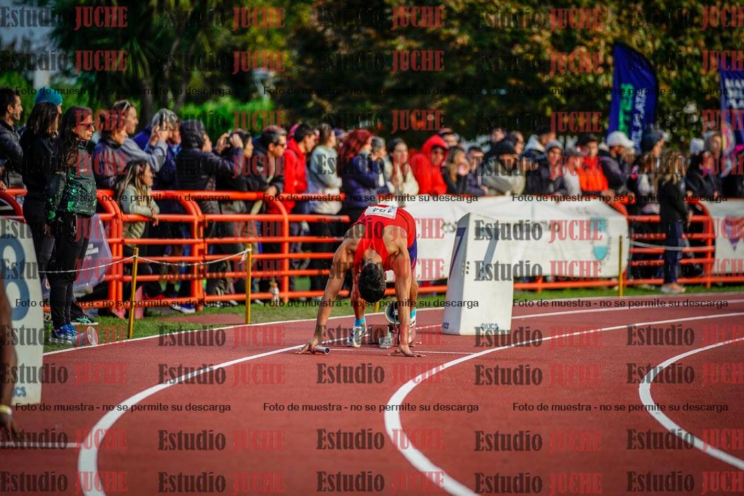 Fotos de los relevos 4x400 m de varones