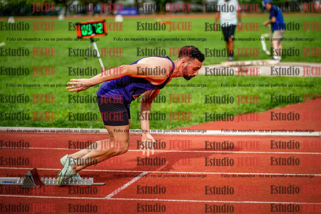 Fotos de los 400 m llanos de varones