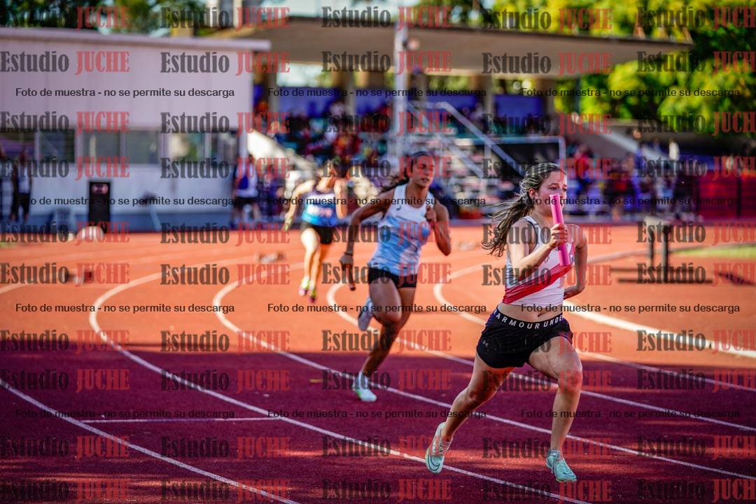 Fotos de las postas 4x100 m de mujeres
