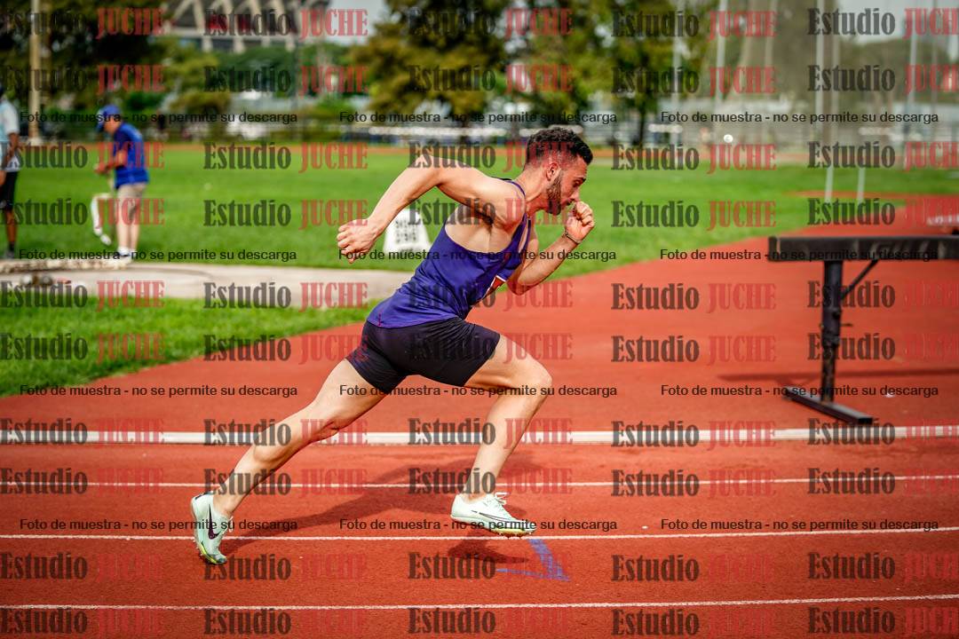 Fotos de los 400 m llanos de varones