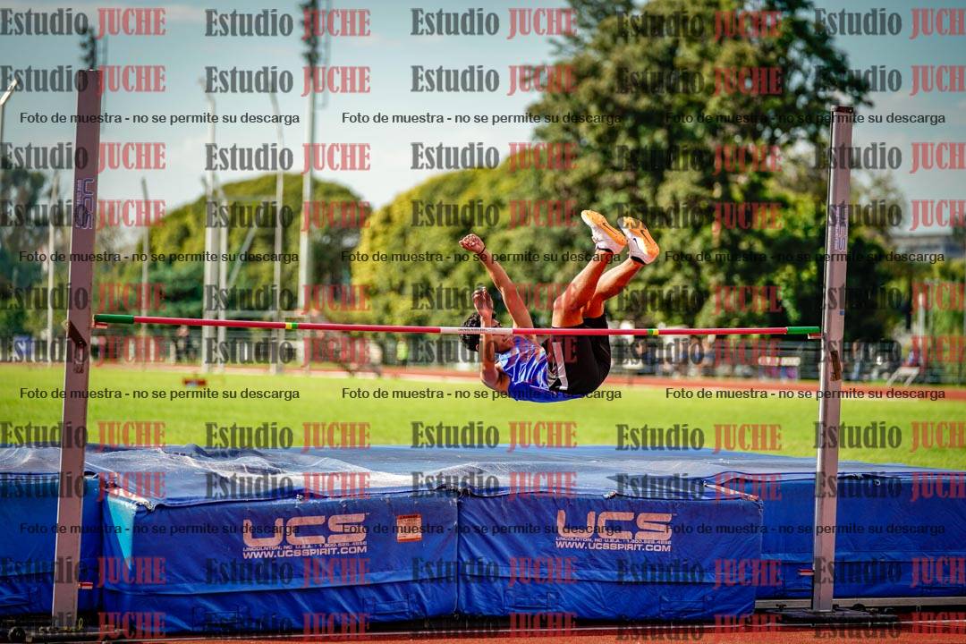 Fotos del salto en alto de varones