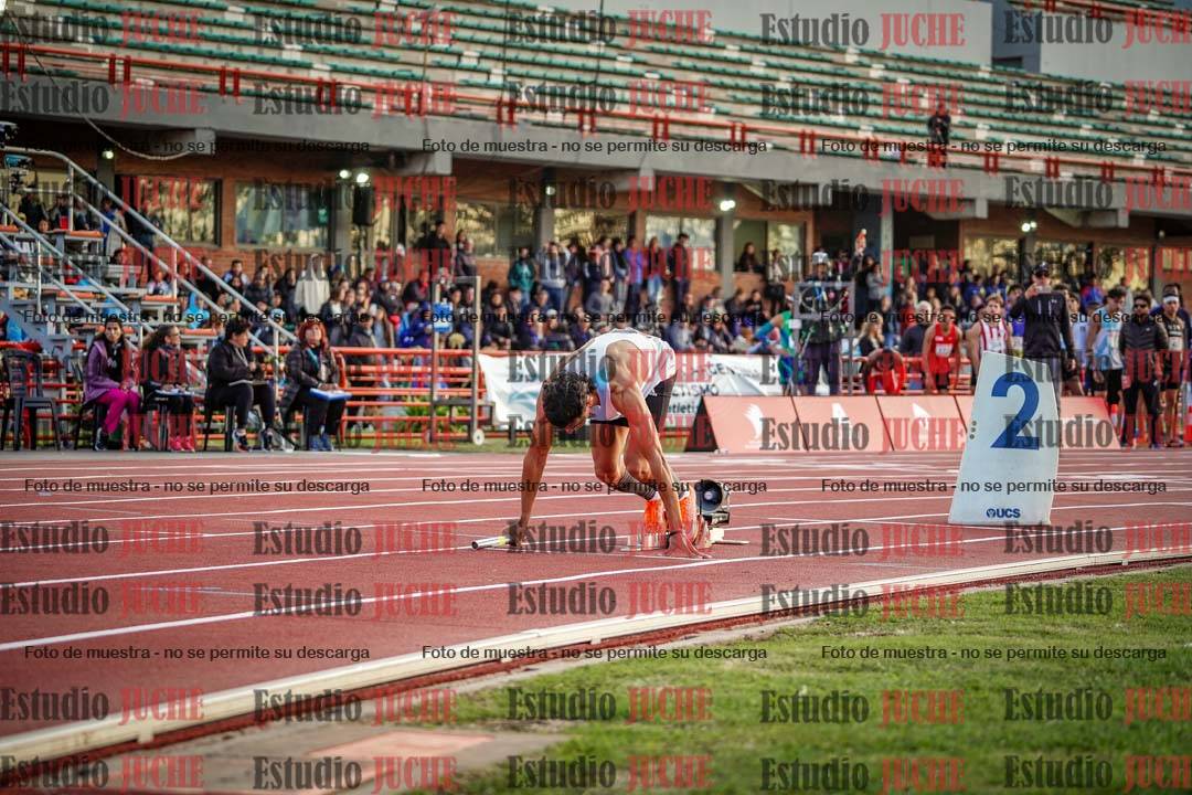 Fotos de los relevos 4x400 m de varones