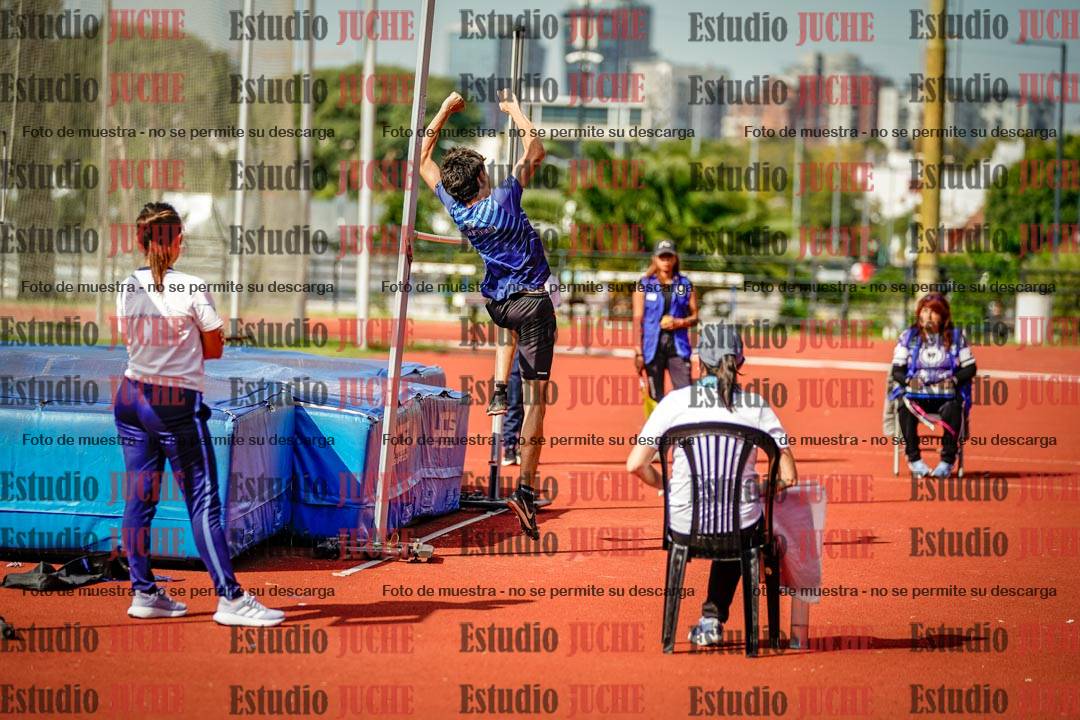 Fotos del salto en alto de varones