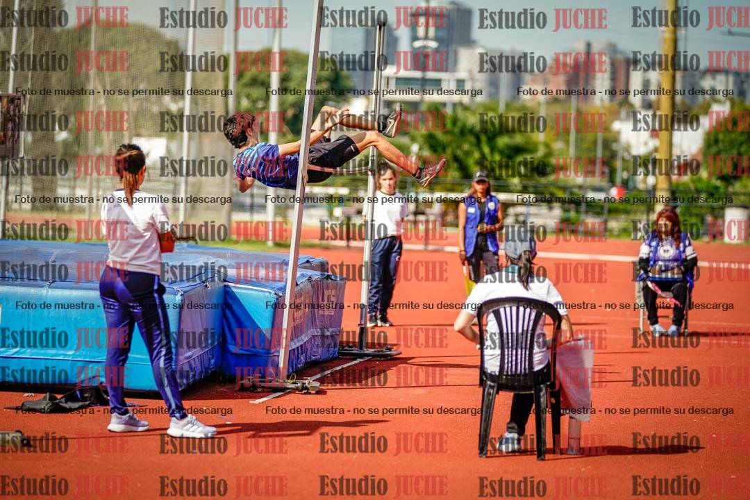 Fotos del salto en alto de varones