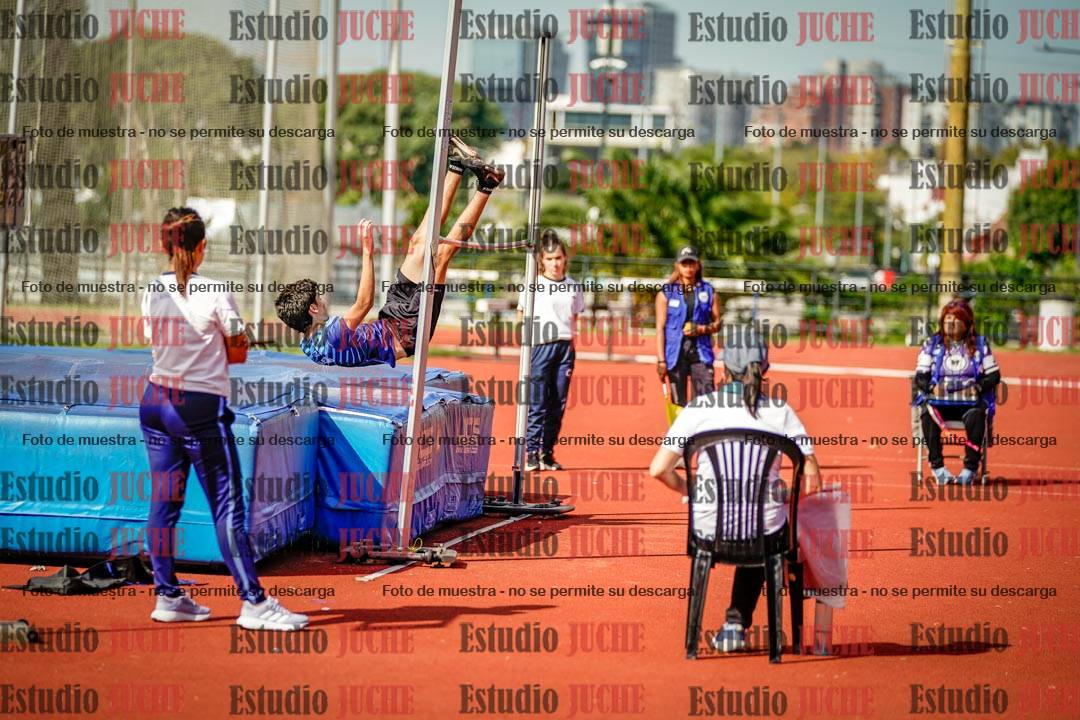 Fotos del salto en alto de varones