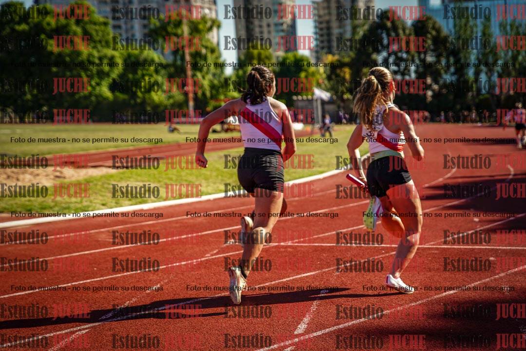 Fotos de las postas 4x100 m de mujeres