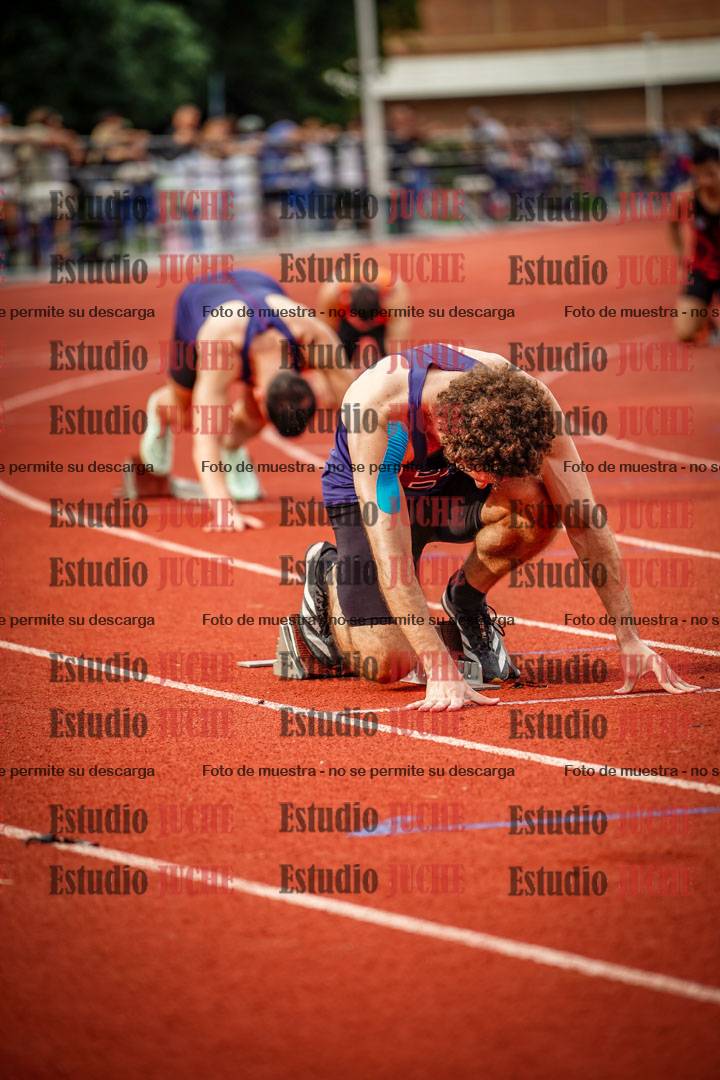 Fotos de los 400 m llanos de varones