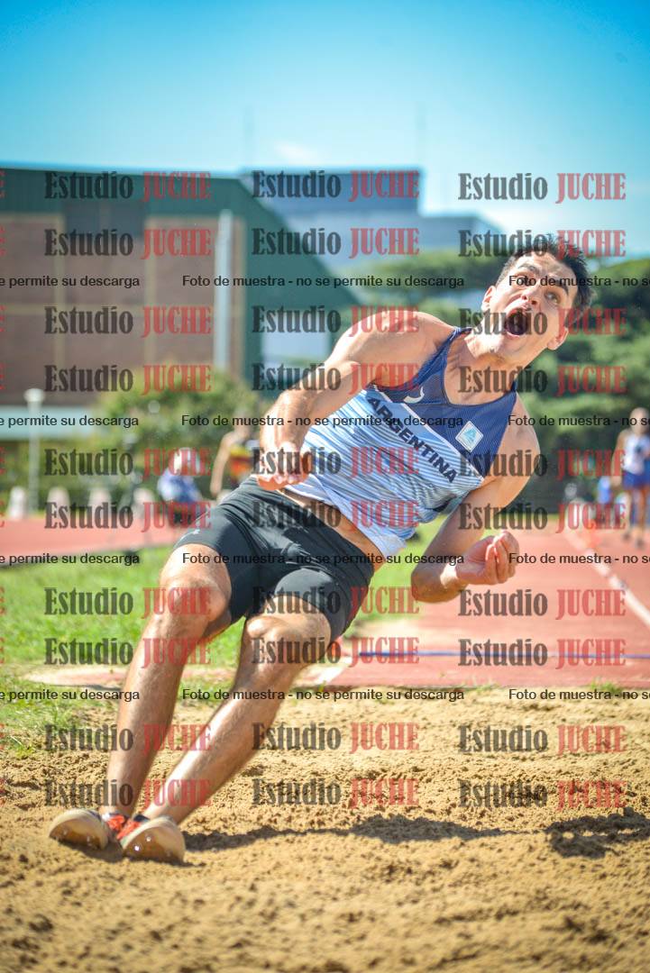 Fotos del salto en largo de varones - decatlón 2