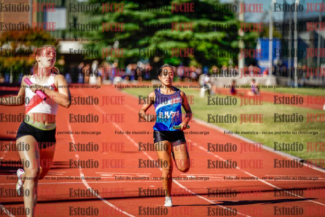 Fotos de las postas 4x100 m de mujeres