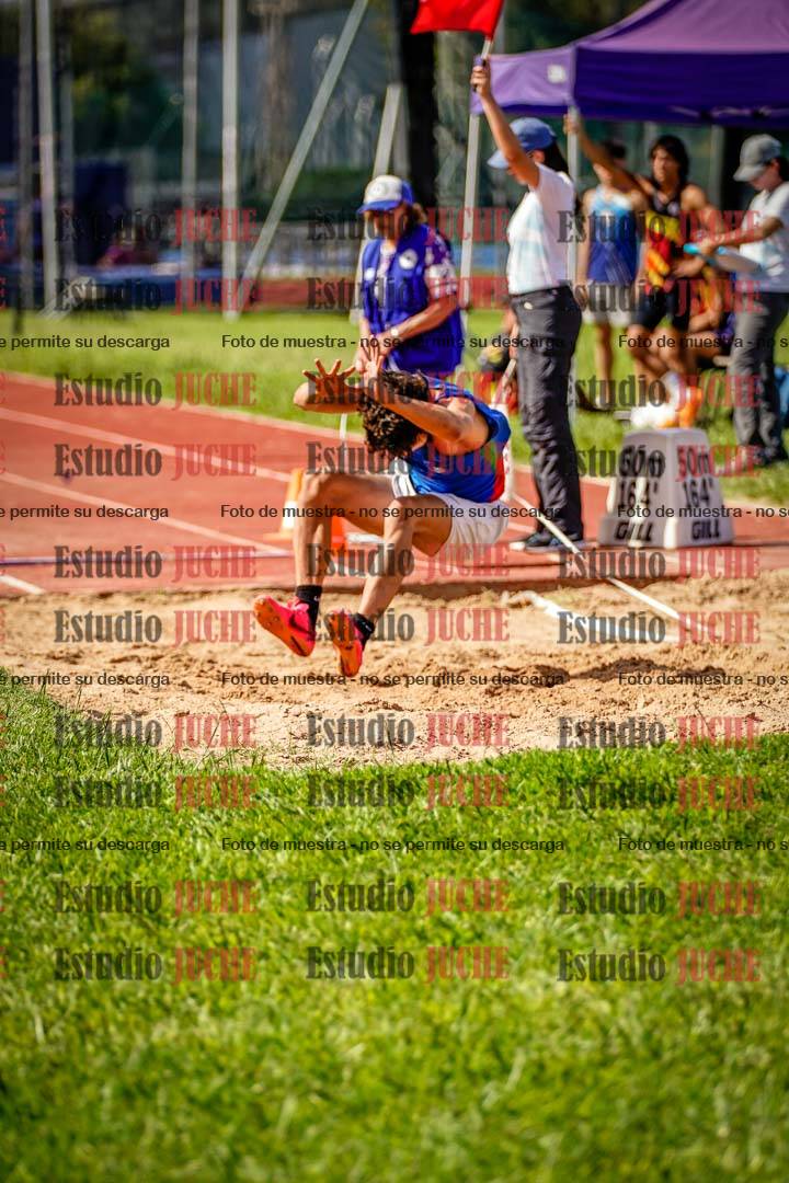 Fotos del salto en largo de varones