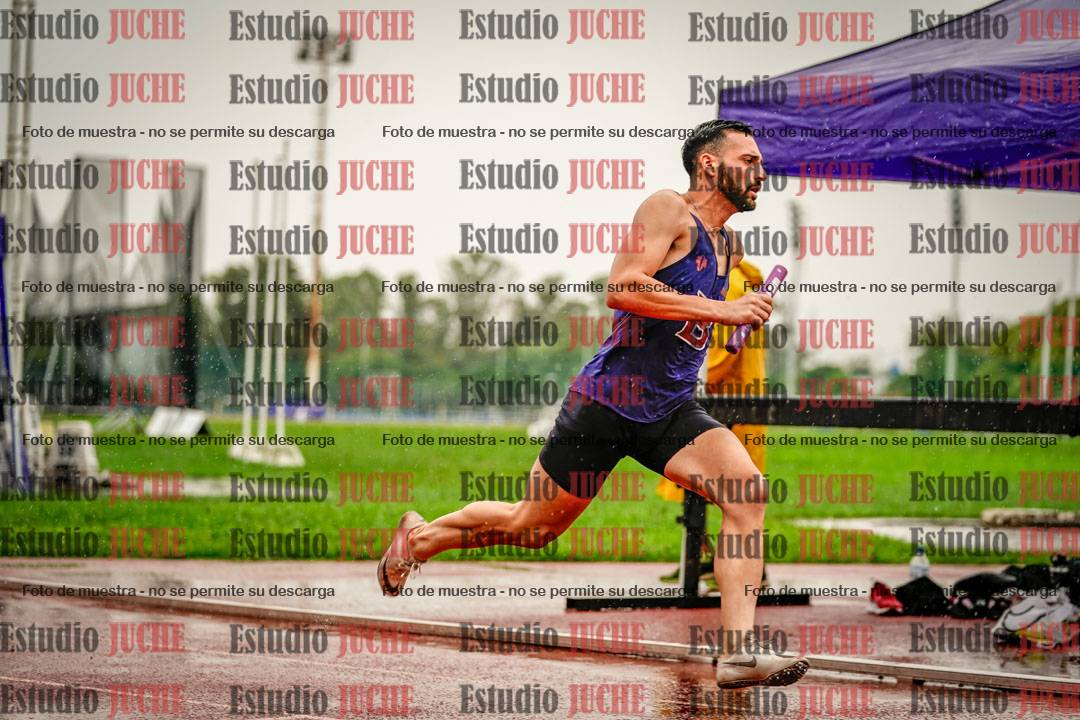 Fotos de las postas 4x400 m de varones