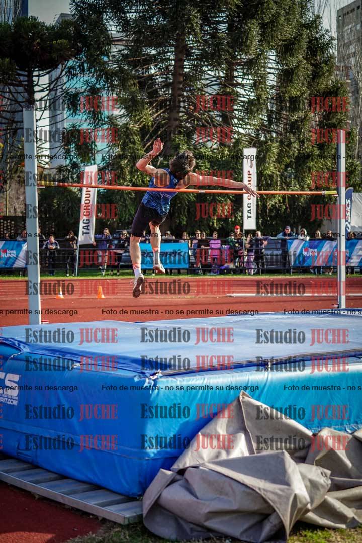 Fotos del salto en alto de varones
