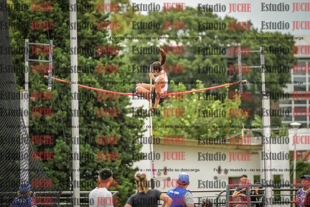 Fotos del salto con garrocha de mujeres y varones