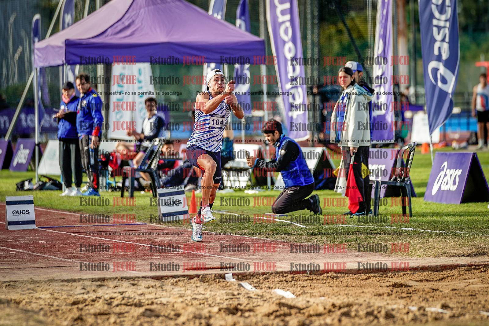 Fotos del salto triple de varones