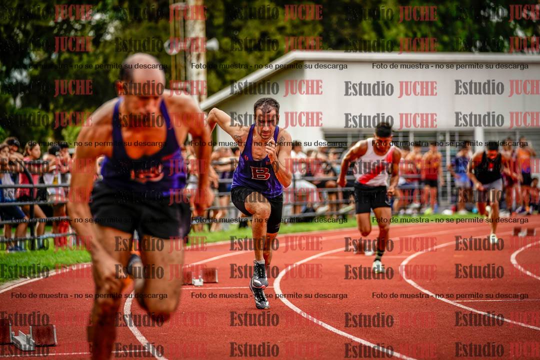 Fotos de los 400 m llanos de varones