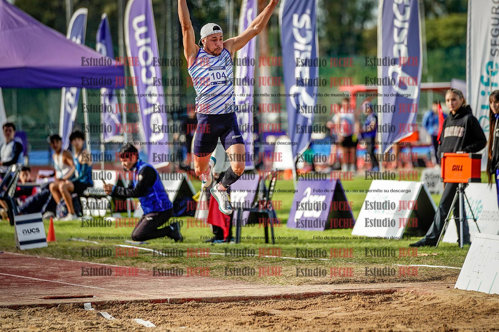 Fotos del salto triple de varones