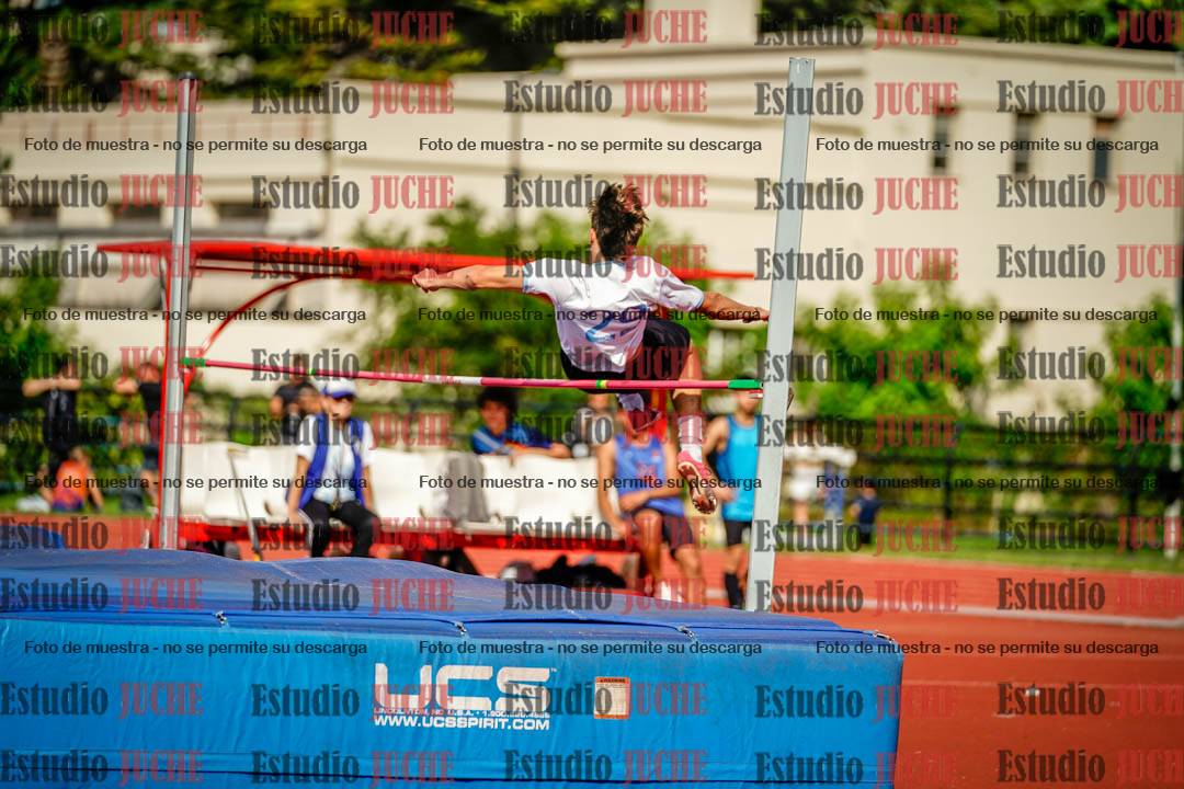 Fotos del salto en alto de varones