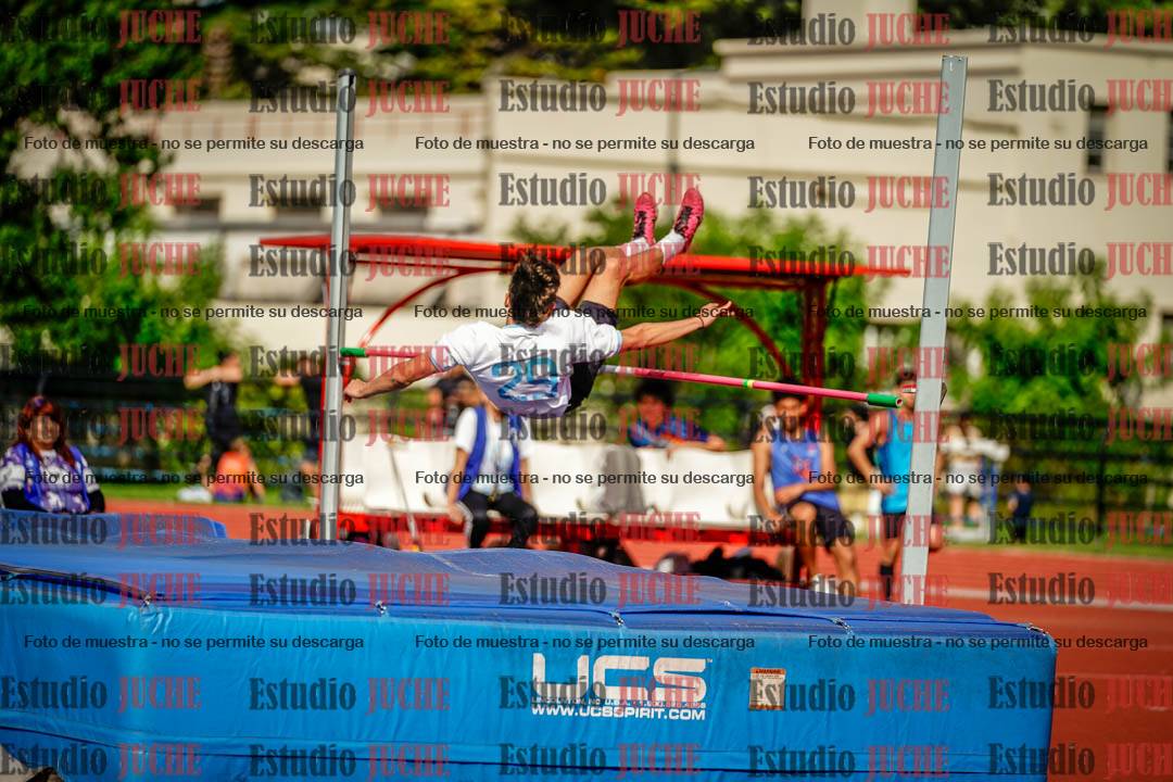 Fotos del salto en alto de varones